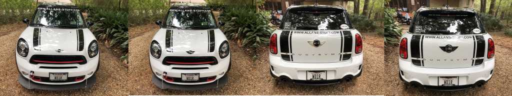 Wider view of the MINI Cooper Covers