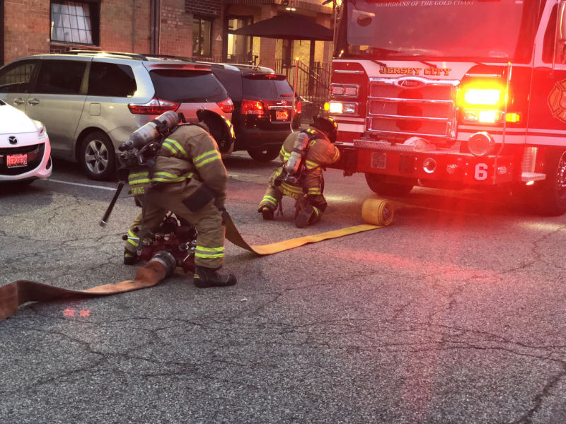 Jersey City Fire Department being the heroes they are