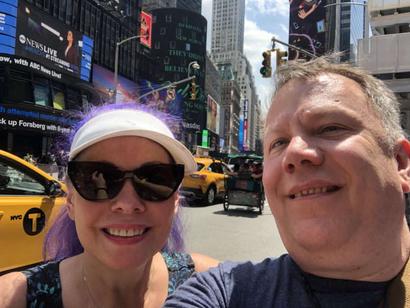 Us in Time Square